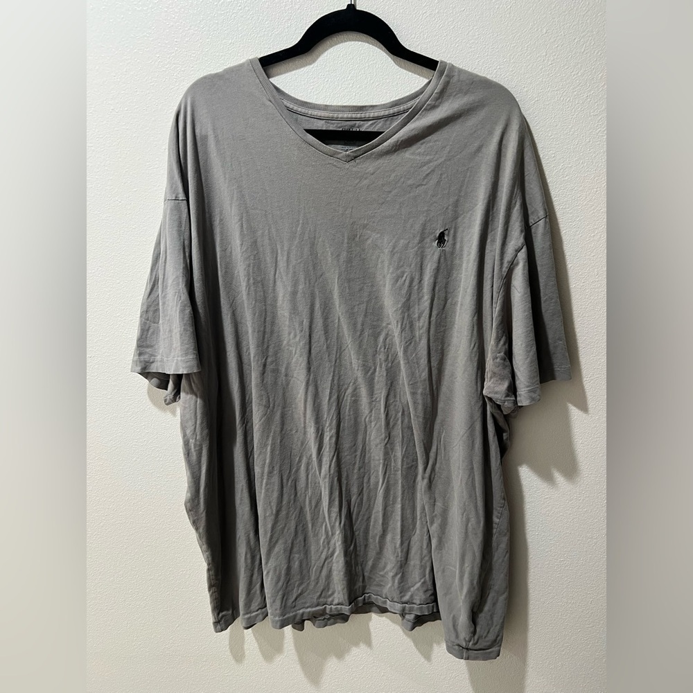 Polo Ralph Lauren Men's Gray Size 2XL T-Shirt, EUC, big and tall, preppy